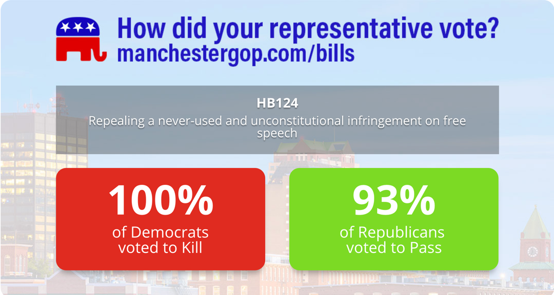 Repealing a never-used and unconstitutional infringement on free speech