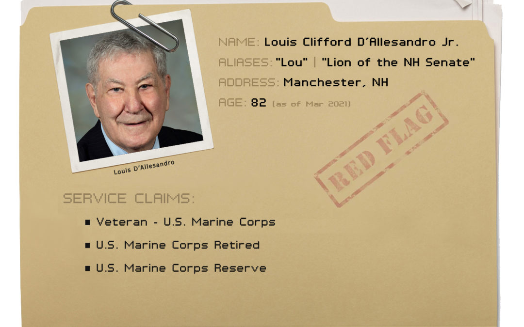 Is Lou D'Allesandro Guilty of Stolen Valor? Manchester Republican